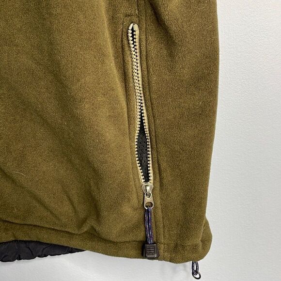 Mens XL EMS Full Zip Vest Olive Green Polartec - Picture 4 of 10